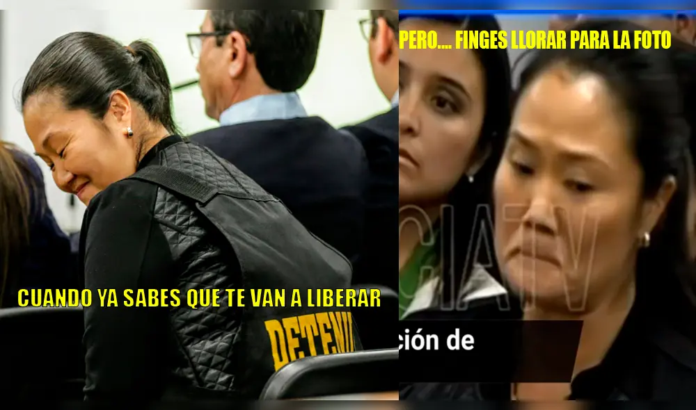 Facebook: Keiko Fujimori sale en libertad y usuarios hacen épicos memes