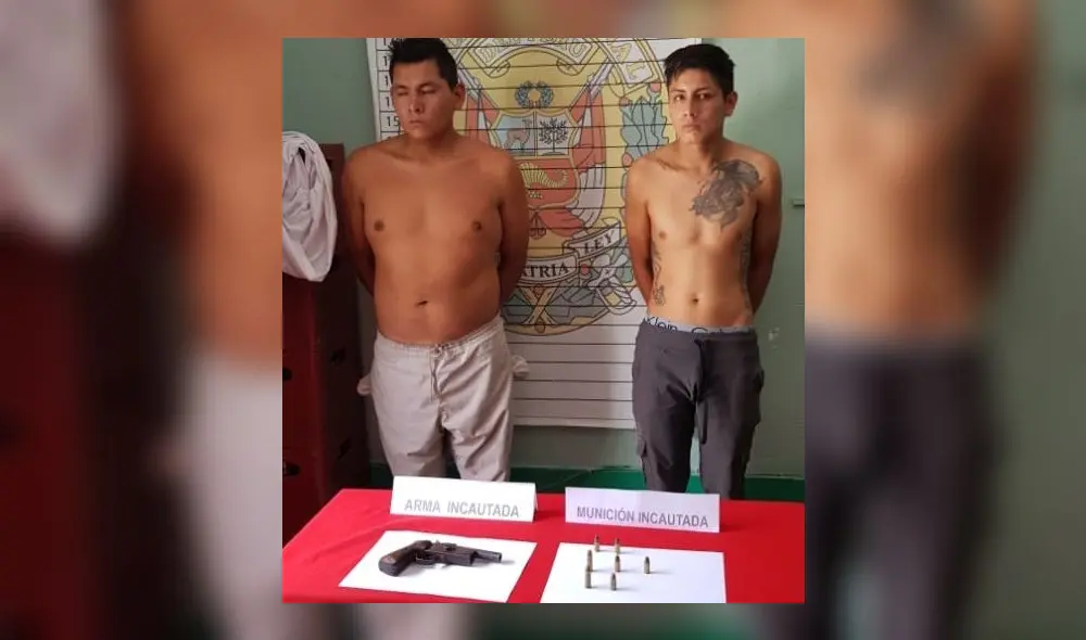 Los detenidos escondían un arma de fuego en una mototaxi. Los detenidos escondían un arma de fuego en una mototaxi.