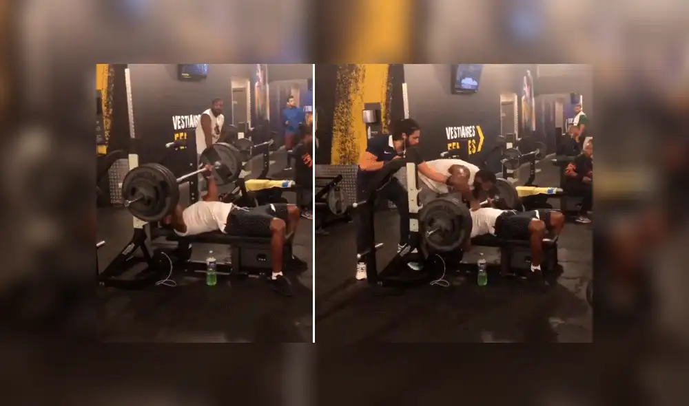 YouTube viral: graban preciso instante en que deportista casi es decapitado por pesas [VIDEO]