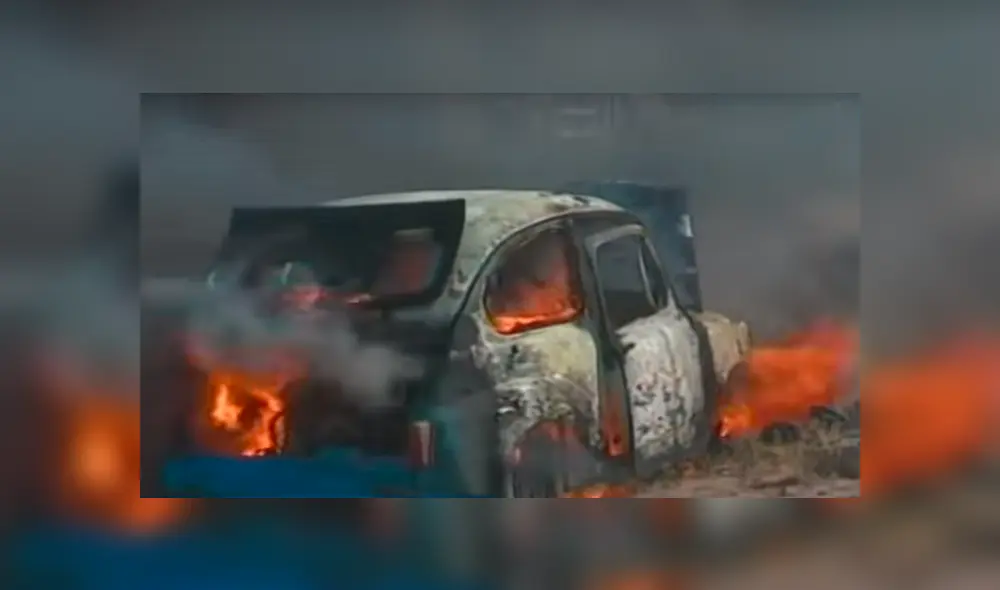 El hombre que quemó su auto dijo que ahora utilizará una bicicleta, que es más económica y le traerá menos problemas. (Foto: captura) El hombre que quemó su auto dijo que ahora utilizará una bicicleta, que es más económica y le traerá menos problemas. (Foto: captura)