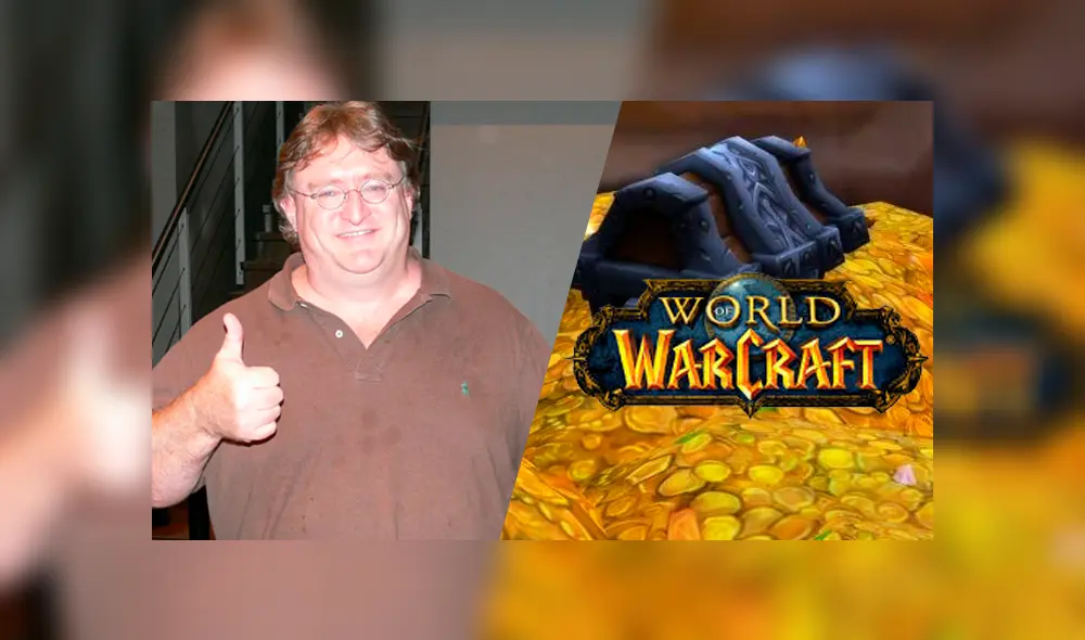 Gabe Newell, director de Valve, creó función en Steam gracias al 'gold farming' en World of Warcraft.