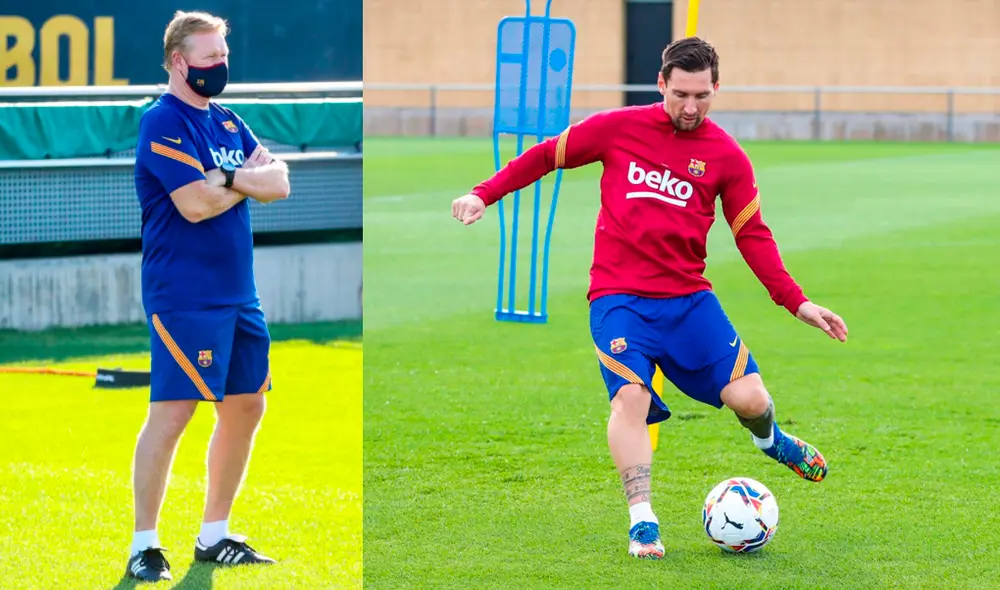 Lionel Messi y Koeman tuvieron una reunión en la que el técnico le hizo saber su postura.