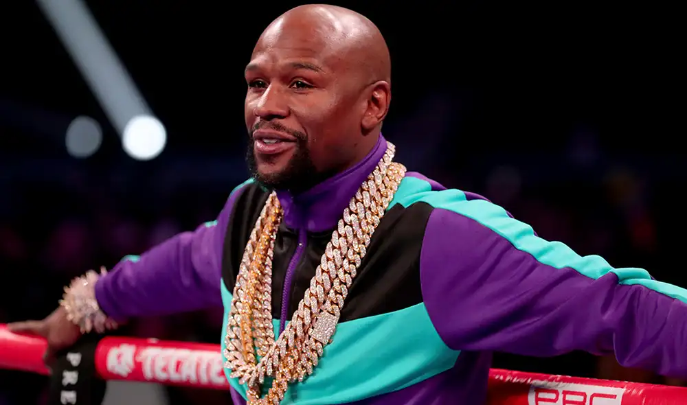 Floyd Mayweather es captado en una fiesta en plena pandemia por coronavirus. Foto: AFP Floyd Mayweather es captado en una fiesta en plena pandemia por coronavirus. Foto: AFP