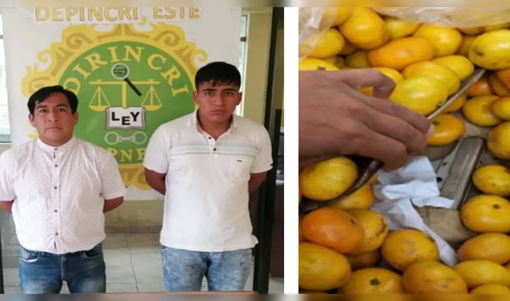 Los delincuentes escondían el arma debajo de las frutas. Los delincuentes escondían el arma debajo de las frutas.