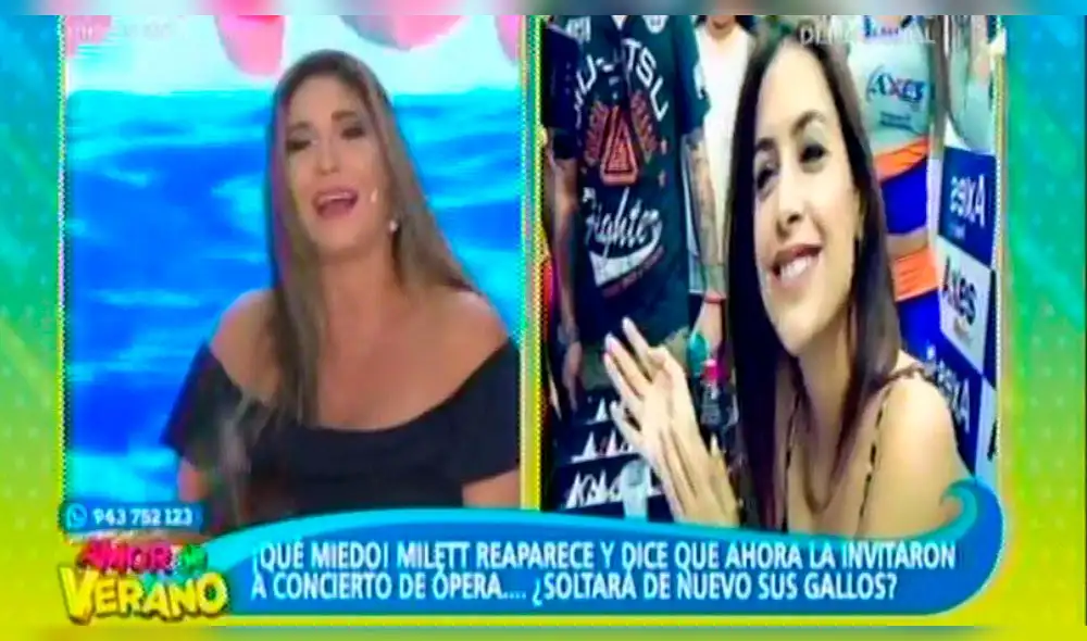 Milett Figueroa dice que tiene talento y Tilsa Lozano la imita de esta manera [VIDEO] 