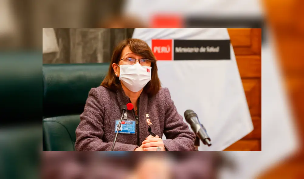 Pilar Mazzetti, Ministra de Salud. Foto: Twitter Pilar Mazzetti, Ministra de Salud. Foto: Twitter