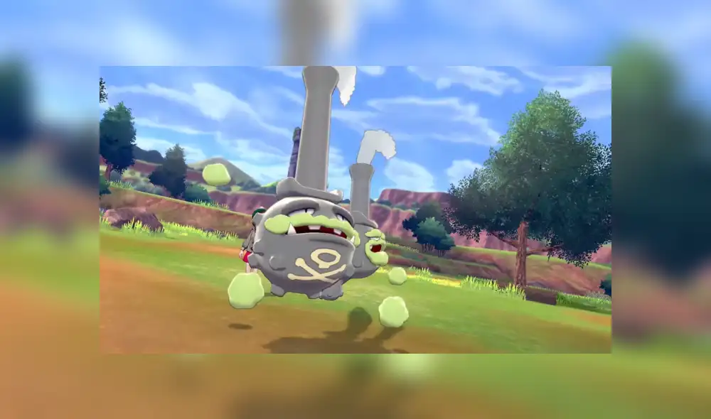 Weezing forma de galar será de tipo veneno y hada en Pokémon Shield and Sword.
