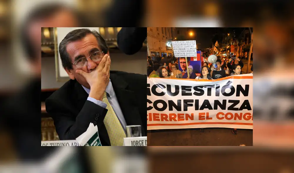 Del Castillo llama "fracaso" a marcha contra el Congreso, pero esta aún no empieza Del Castillo llama "fracaso" a marcha contra el Congreso, pero esta aún no empieza