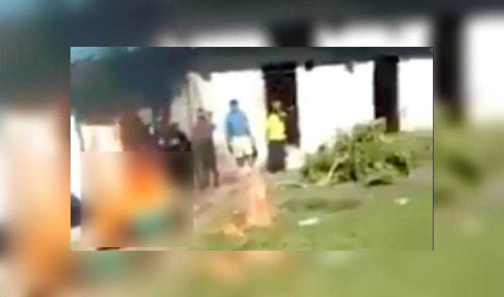 Prenden fuego a presunto abusador y asesino de una niña de 6 años Prenden fuego a presunto abusador y asesino de una niña de 6 años