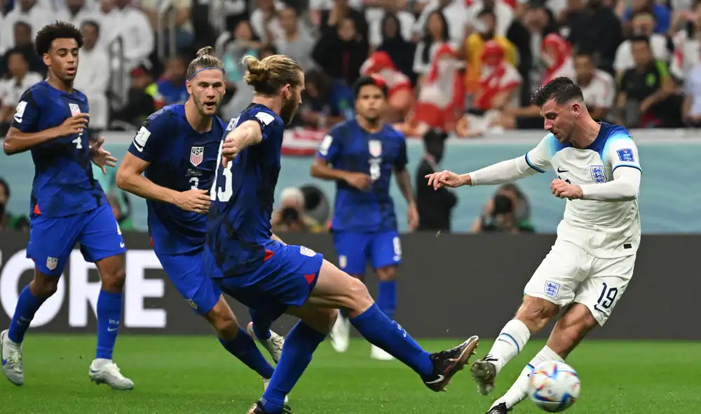 Inglaterra vs. Estados Unidos buscan un triunfo para clasificar a la siguiente ronda. Foto: AFP Inglaterra vs. Estados Unidos buscan un triunfo para clasificar a la siguiente ronda. Foto: AFP