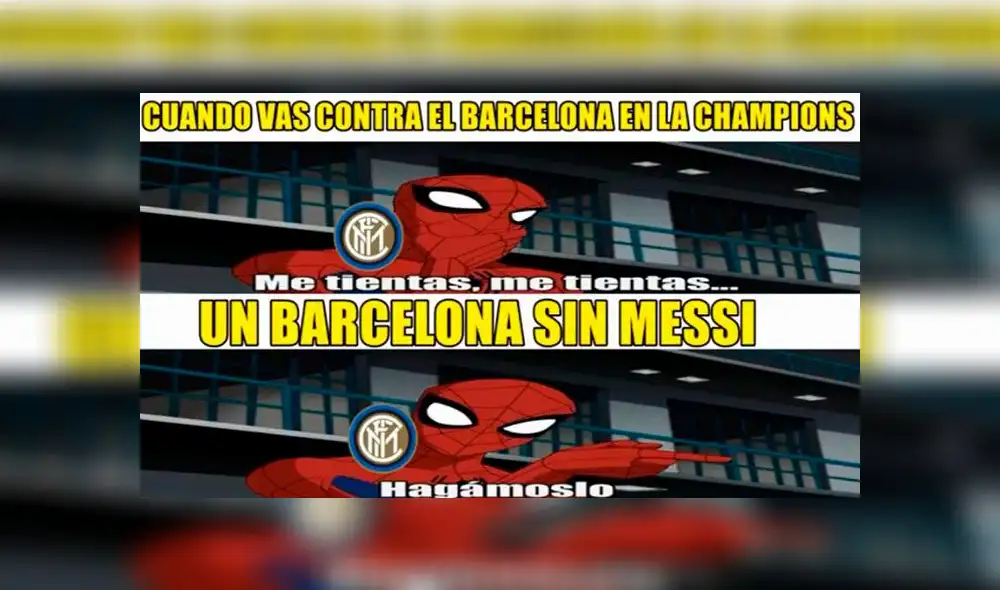 Barcelona vs Inter de Milán: mira los jocosos memes tras el empate por la Champions League [FOTOS]