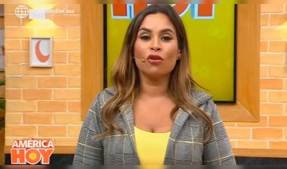 Ethel Pozo se disculpa por emisión de falso informe Foto: captura Ethel Pozo se disculpa por emisión de falso informe Foto: captura