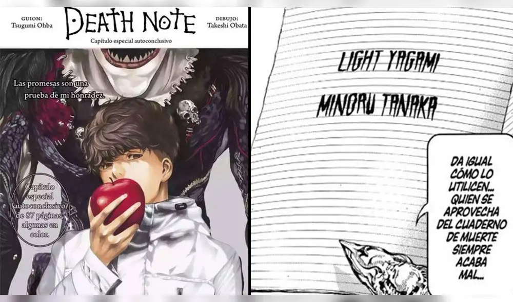Death Note regresó con un capítulo especial - Fuente: difusión