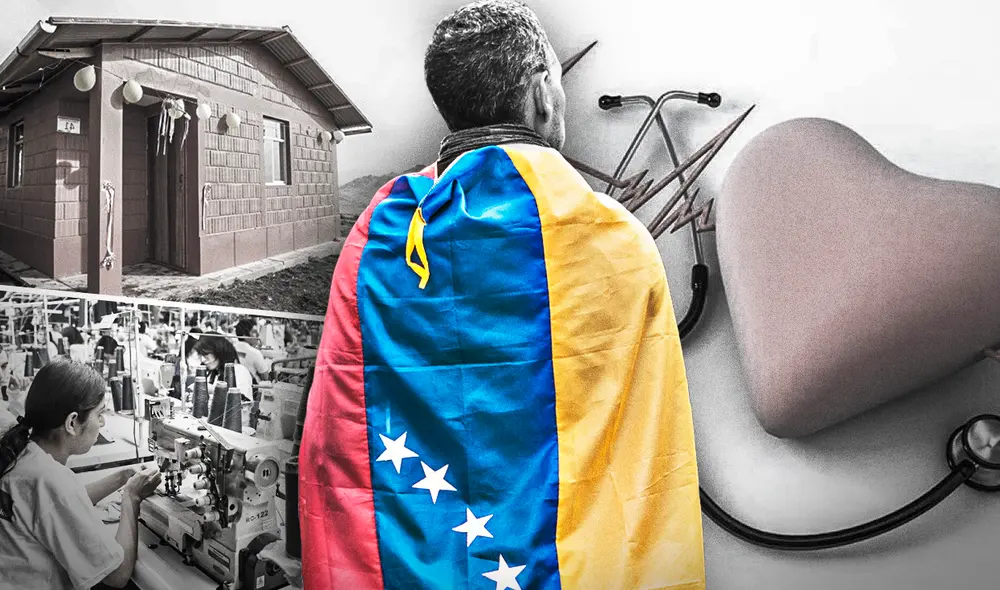 Migrantes venezolanos en Perú. Venezuela. Foto: composición Fabrizio Oviedo Migrantes venezolanos en Perú. Venezuela. Foto: composición Fabrizio Oviedo