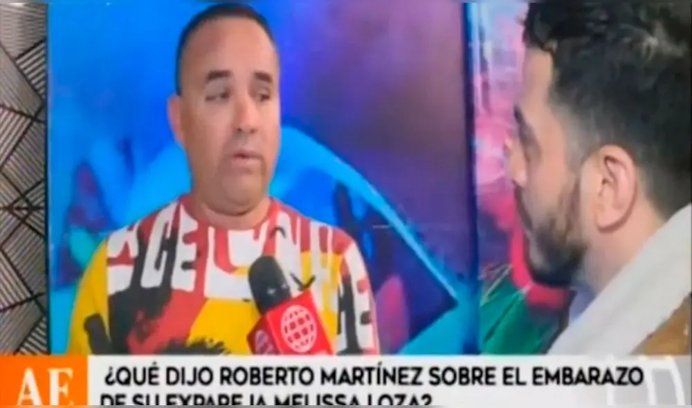 Roberto Martínez opina sobre embarazo de Melissa Loza tras 17 años Roberto Martínez opina sobre embarazo de Melissa Loza tras 17 años