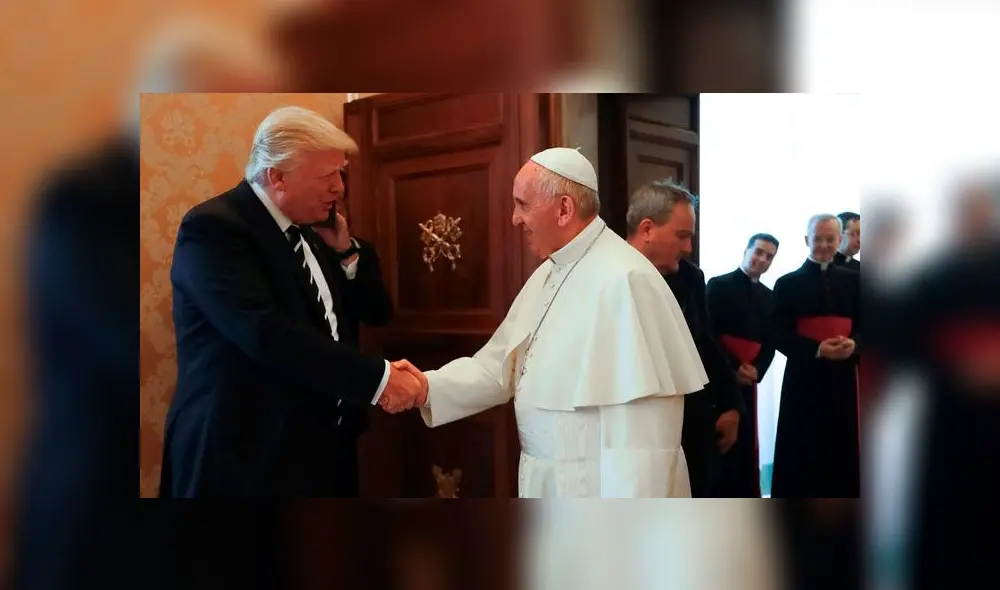 Donald Trump y papa Francisco hablaron sobre "aliviar el sufrimiento" de Venezuela