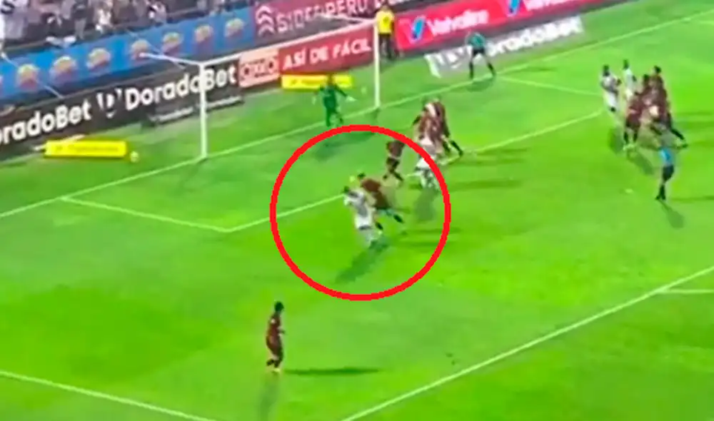 Llegó el primer tanto de los íntimos. Foto: captura GOLPERU