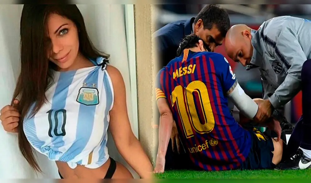 Suzy Cortez muestra de más y reza por la recuperación de Lionel Messi