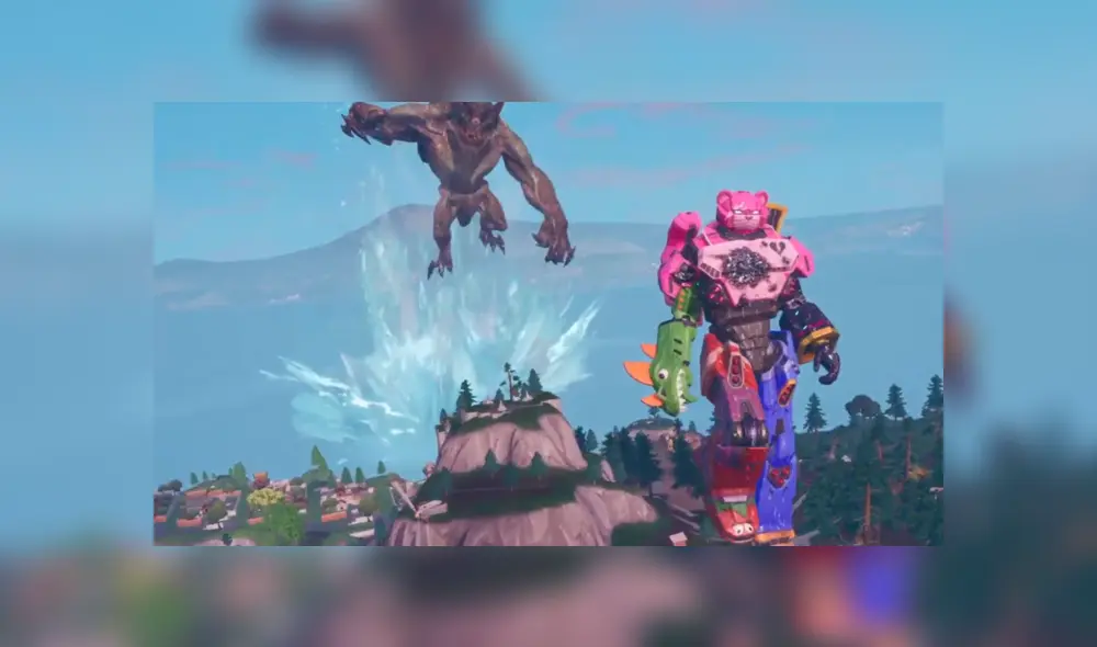 Las mejores postales del evento del fin de la temporada 9 en Fortnite. Revive la batalla entre el Monstruo y el Robot desde todo ángulo.