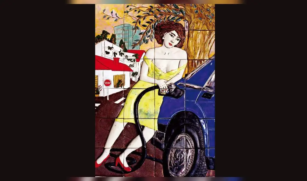 Obra en exhibición. Obra en exhibición.