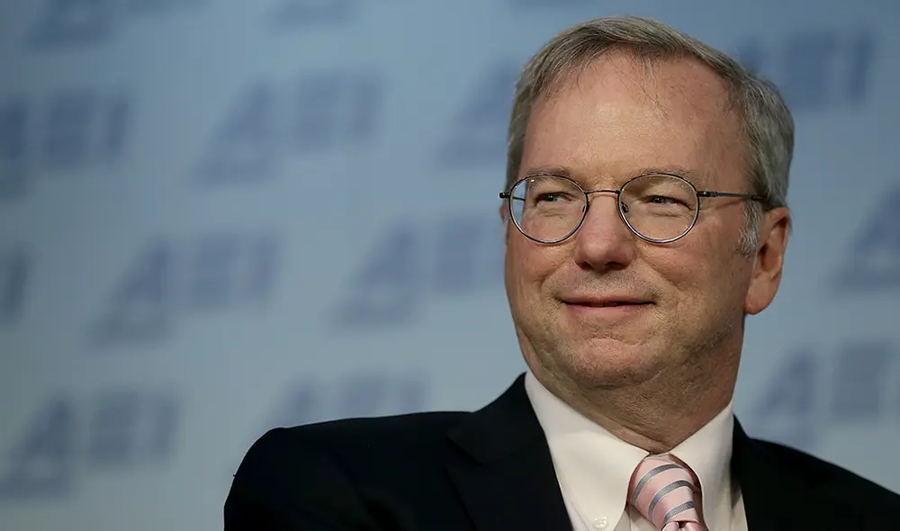 Expresidente ejecutivo de Google, Eric Schmidt. | Foto: Win McNamee / AFP
