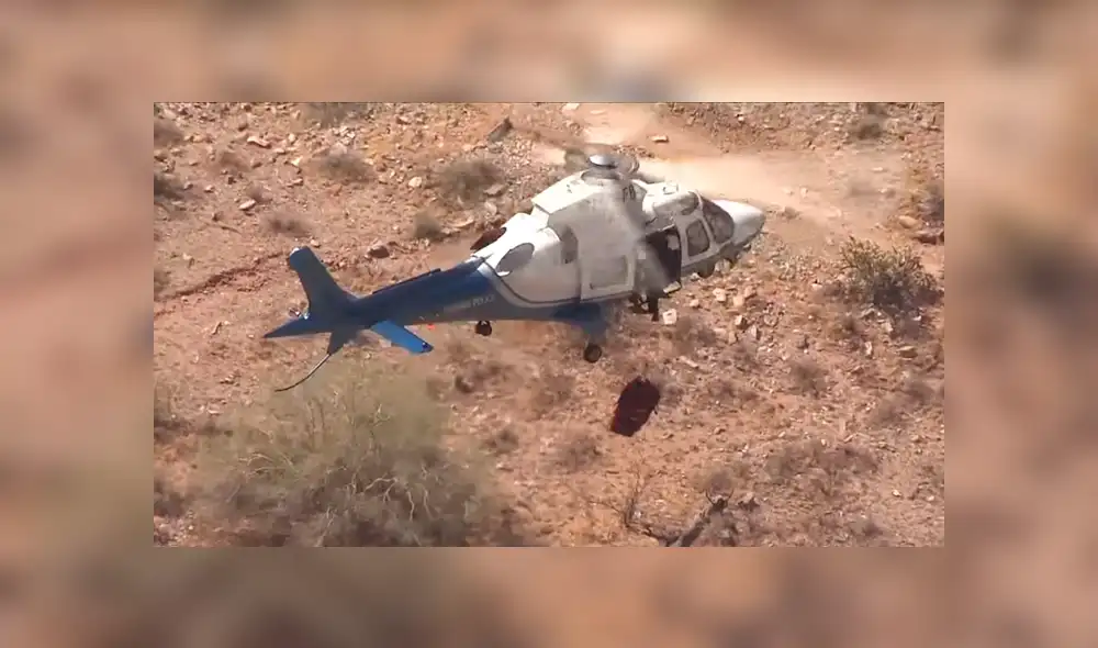 Facebook viral: anciana es rescatada por helicóptero que la hace dar varias vueltas en el aire [VIDEO]