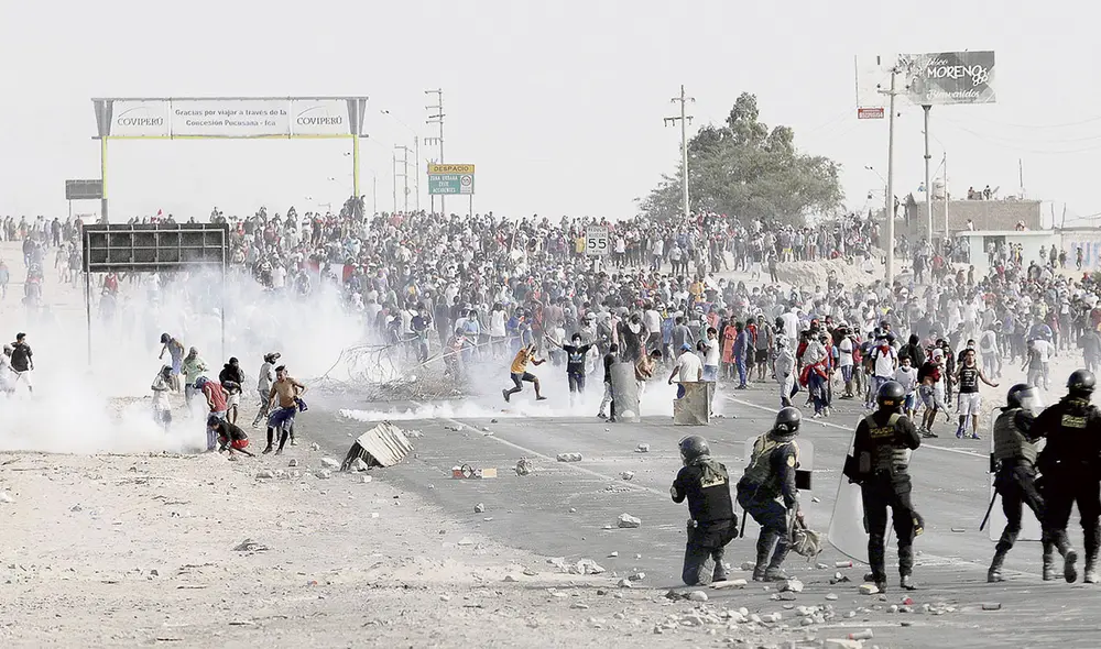 Paro. Las autoridades temen nuevos actos de violencia. Foto: Jorge Cerdán/La República