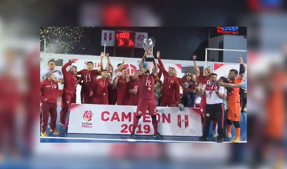 Universitario campeón Liga de Futsal Pro 2019 Universitario campeón Liga de Futsal Pro 2019