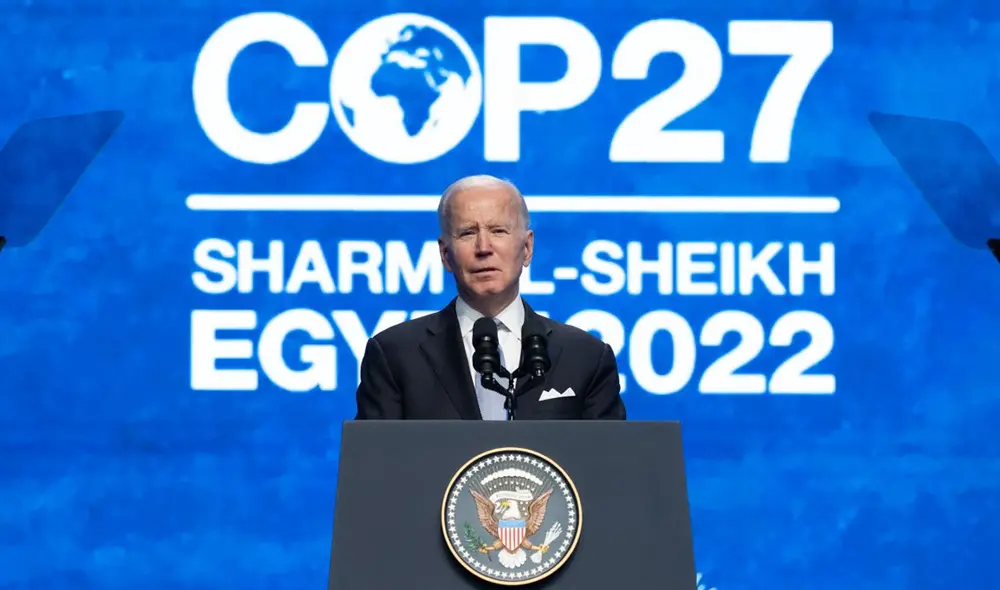 Joe Biden se dirigió a representantes de 200 países, comprometiéndose a reducir las emisiones de C02 en Estados Unidos