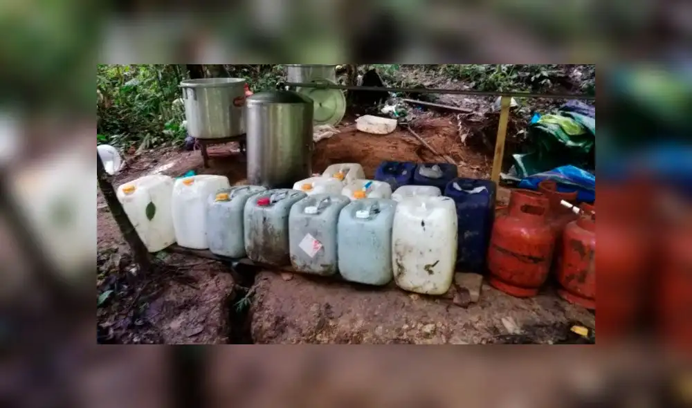 Cusco: destruyen laboratorio de cocaína en el Vraem