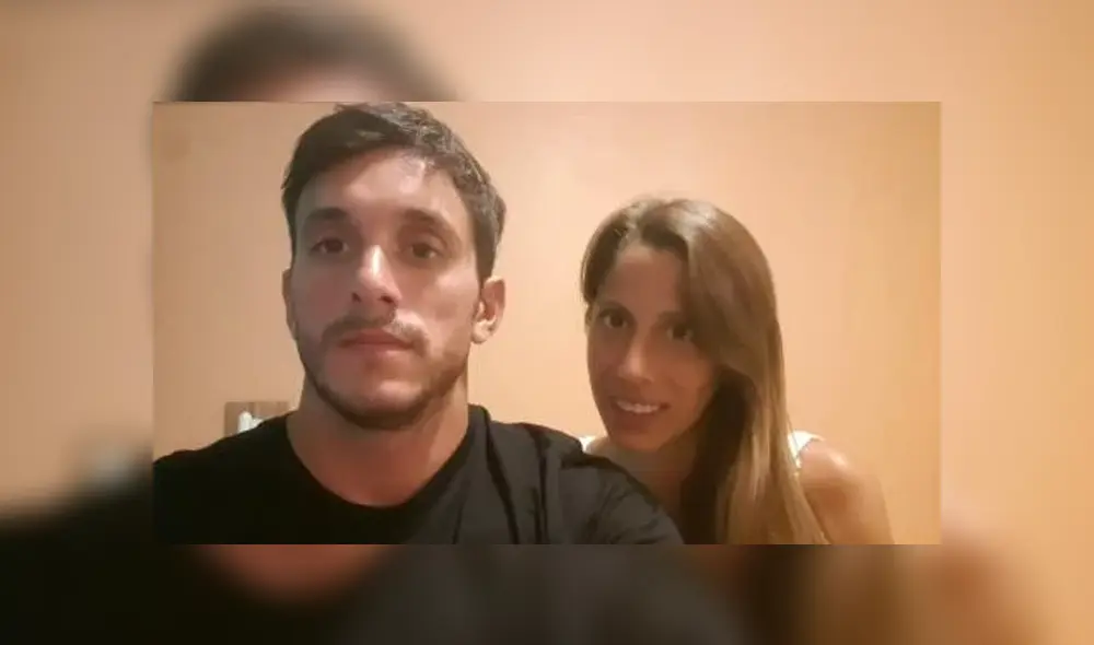 Matías y Florencia están a la espera de un  vuelo para que regresen a Argentina. Foto: Captura