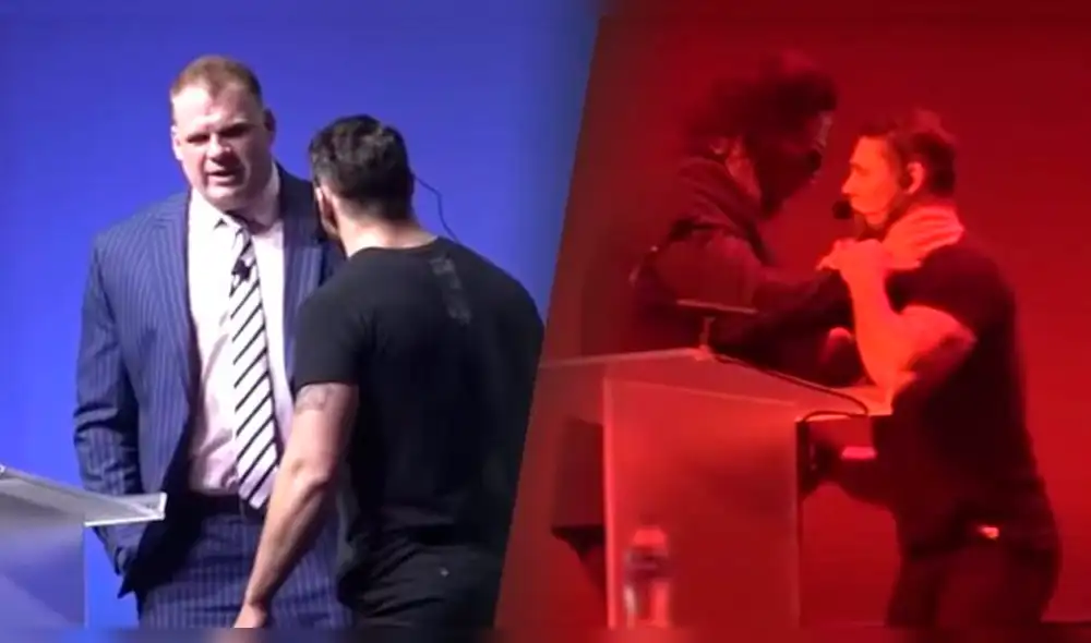 WWE: Sujeto que osó interrumpir el discurso de Kane recibió tremenda "garra infernal"