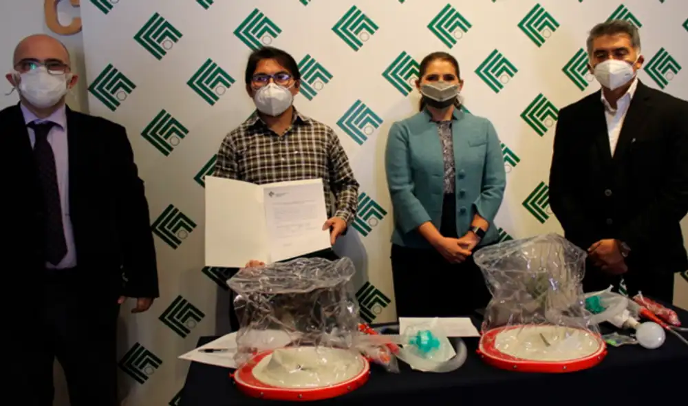 Cámara de Comercio donó 50 cascos de ventilación para pacientes COVID-19 en Arequipa.