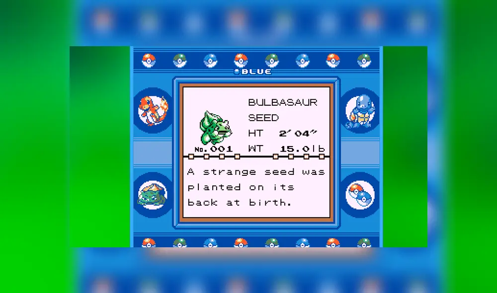 Se dice que Bulbasaur siempre fue el menos elegido en los videojuegos de Pokémon. ¿Fuiste uno de ellos?