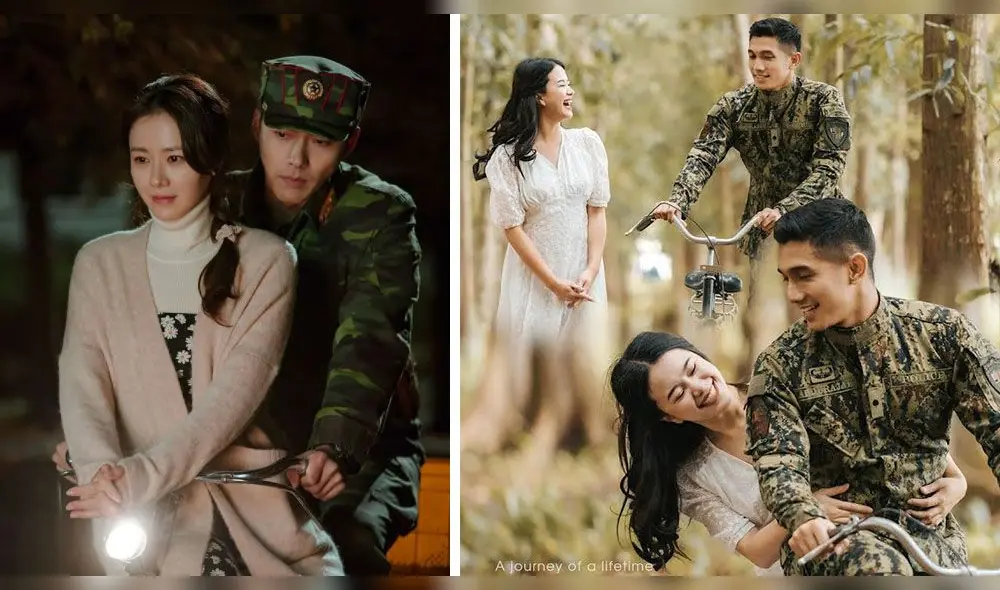 Crash landing on you vs fotografía James Montaño, Filipinas