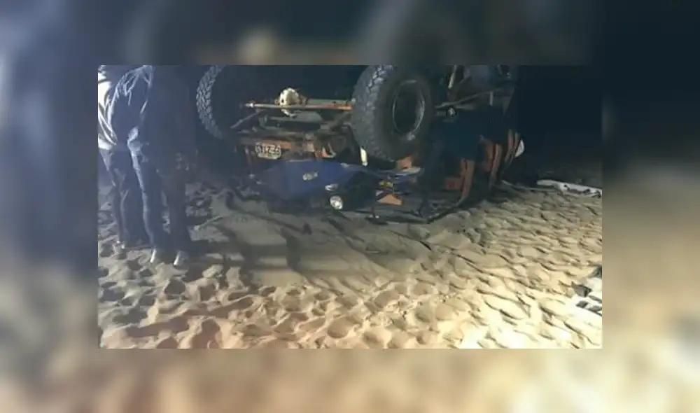  Ica: vuelco de carro tubular deja sin vida a turista alemán en Huacachina