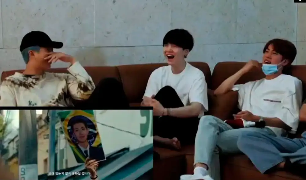 Cartel pertenece a una fan brasileña captada en el documental Break the silence: persona de BTS. Foto: captura/Big Hit Cartel pertenece a una fan brasileña captada en el documental Break the silence: persona de BTS. Foto: captura/Big Hit