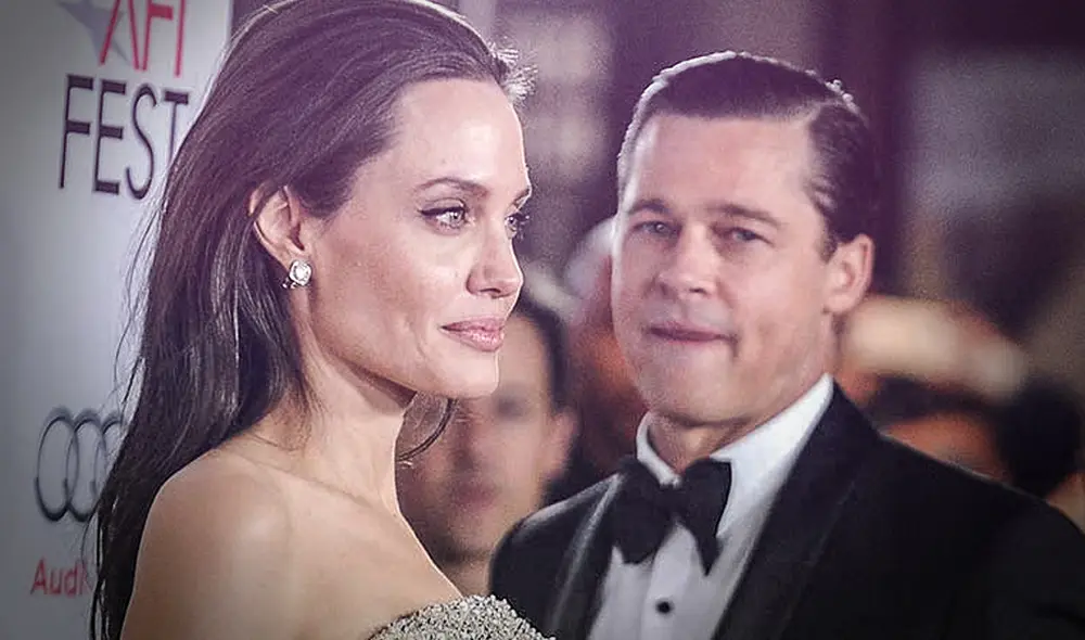 Angelina Jolie y Brad Pitt estarían envueltos en una riña por Jennifer Aniston. Foto: Composición