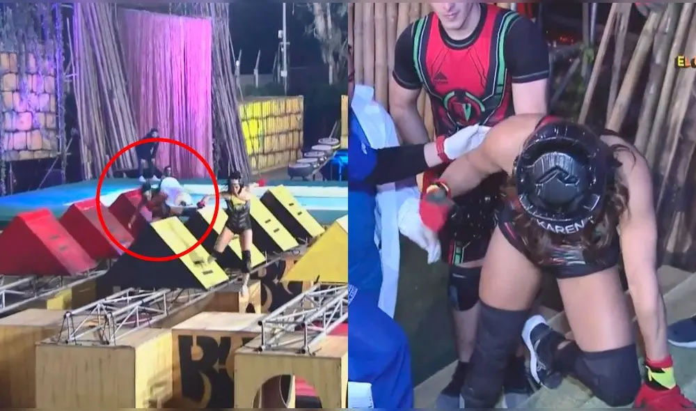 La combatiente sufrió terrible caída que obligó a interrumpir la competencia La combatiente sufrió terrible caída que obligó a interrumpir la competencia