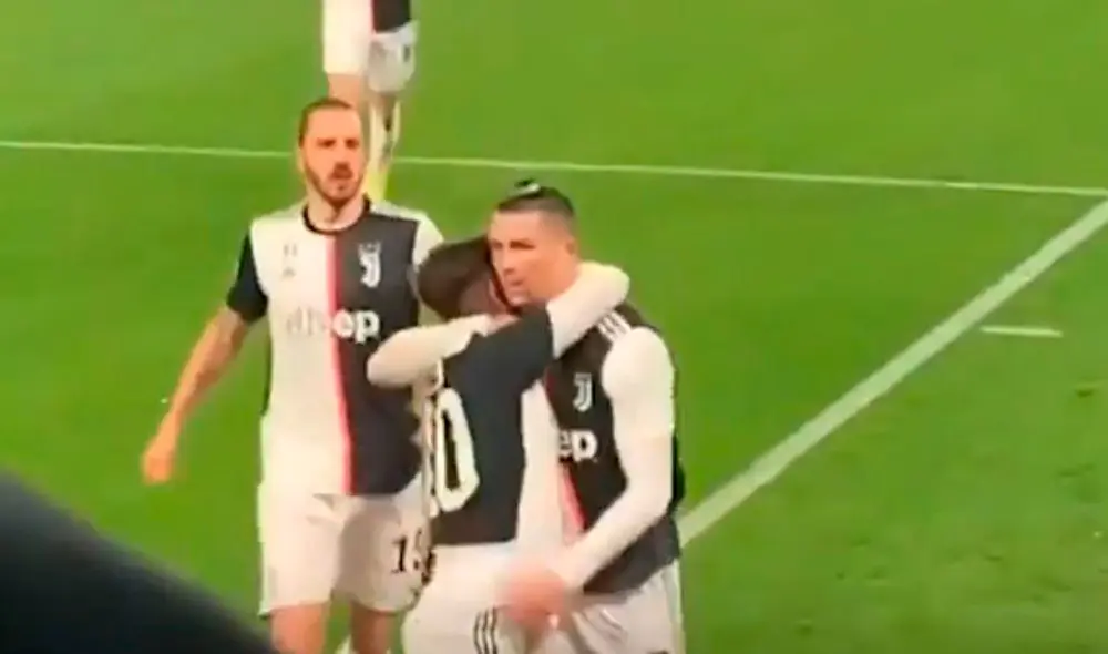 Cristiano Ronaldo y el tierno beso a Dybala que da la vuelta al mundo Cristiano Ronaldo y el tierno beso a Dybala que da la vuelta al mundo
