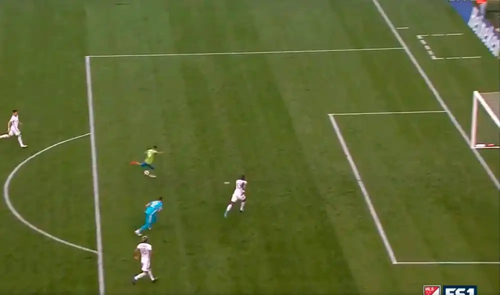 Raúl Ruidiaz marcó su octavo gol en la actual temporada de la MLS con el Seattle Sounders. | Foto: Fox Sports Raúl Ruidiaz marcó su octavo gol en la actual temporada de la MLS con el Seattle Sounders. | Foto: Fox Sports