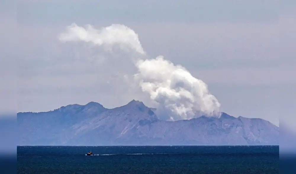 El balance de muertos por erupción volcánica en Nueva Zelanda se eleva a 18. Foto: AFP. El balance de muertos por erupción volcánica en Nueva Zelanda se eleva a 18. Foto: AFP.