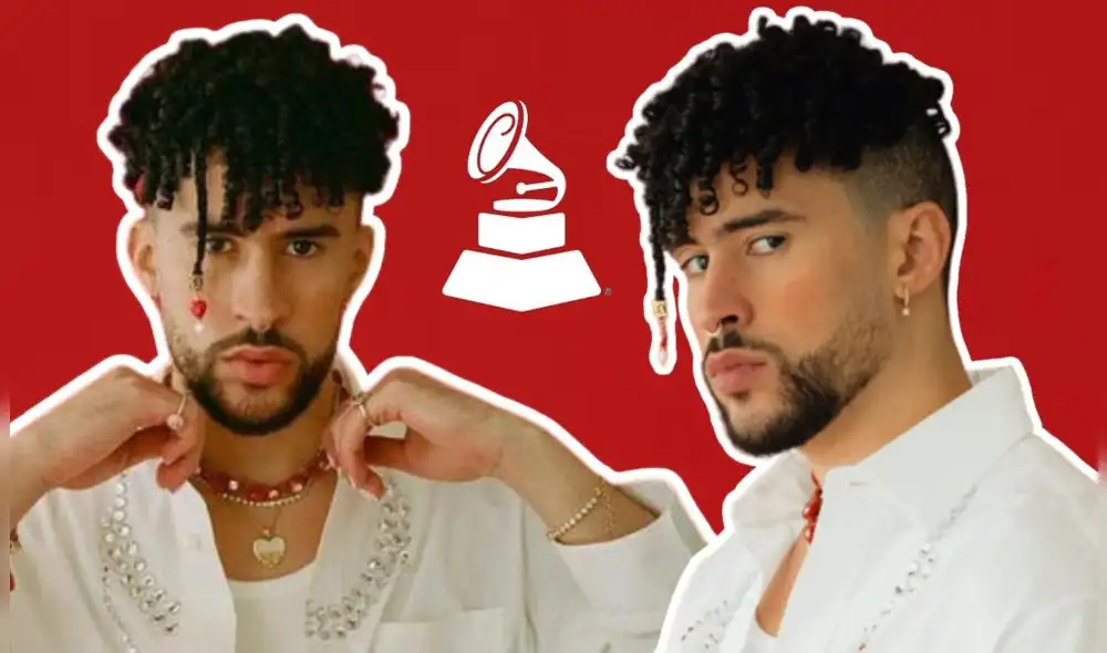 Bad Bunny no se presentó en los Latin Grammy por estar de gira mundial. Foto: composición LR/YouTube Music