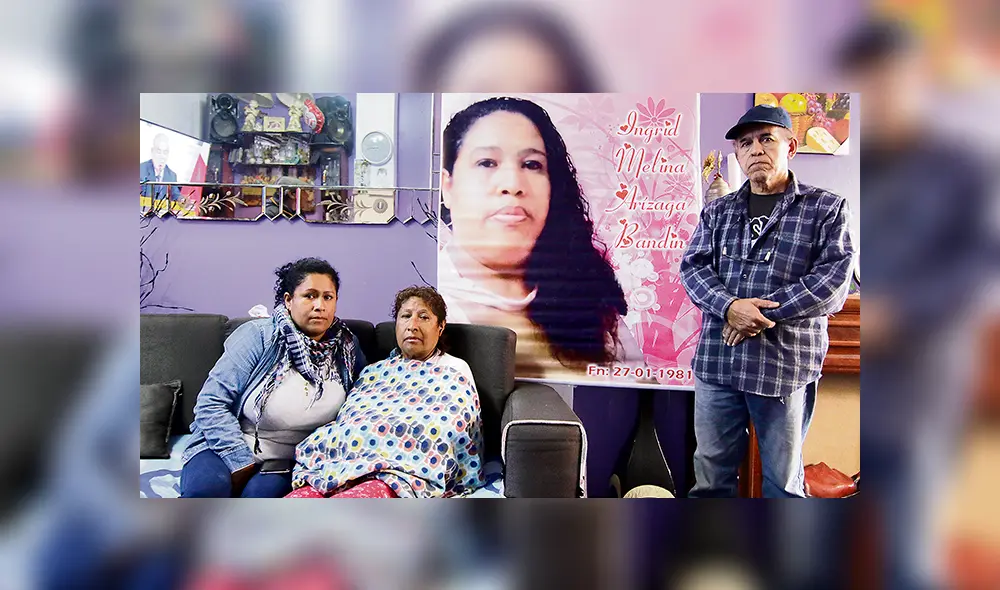 Callao. Los padres y la hermana de Ingrid Arizaga Bandín no encuentran explicación a lo sucedido. Los cuatro hijos que dejó la víctima viven con los familiares del feminicida. Callao. Los padres y la hermana de Ingrid Arizaga Bandín no encuentran explicación a lo sucedido. Los cuatro hijos que dejó la víctima viven con los familiares del feminicida.