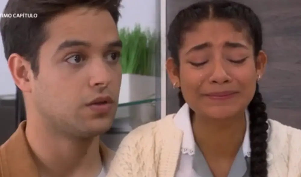 July tuvo una última escena con Cristóbal Montalbán antes de despedirse. Foto: composición/captura América TV