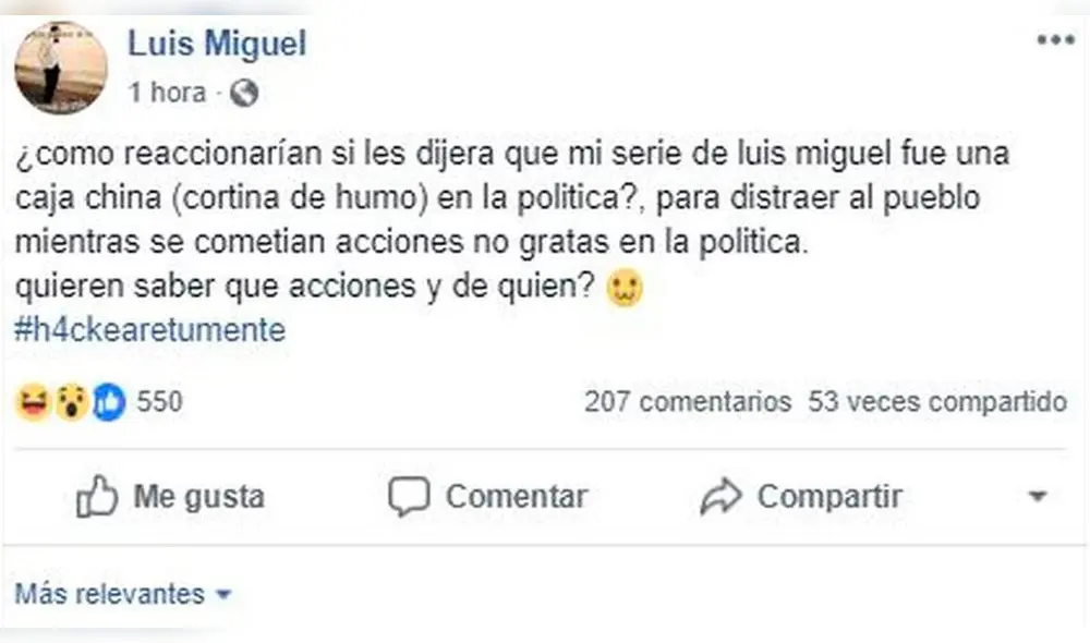 Facebook: Hackers se burlan de Luis Miguel con curiosos memes [FOTOS]