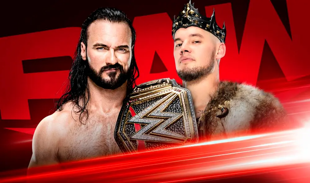 Drew McIntyre se enfrentará a King Corbin HOY en Monday Night RAW. Foto: WWE