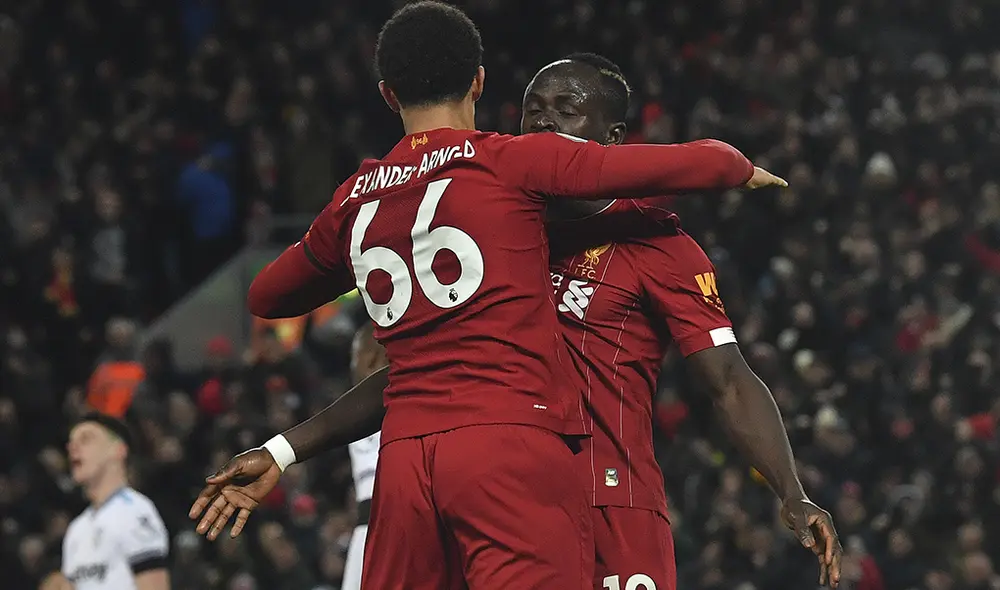 Liverpool derrotó a West Ham en Anfield por la fecha 27 de la Premier League. Foto: AFP Liverpool derrotó a West Ham en Anfield por la fecha 27 de la Premier League. Foto: AFP