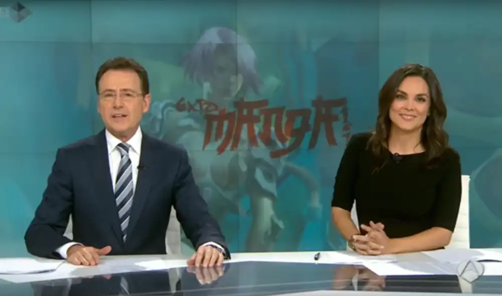 Matías Prats junto a su compañero de noticias, Mónica Carrillo. Foto: Mundo Deportivo. Matías Prats junto a su compañero de noticias, Mónica Carrillo. Foto: Mundo Deportivo.