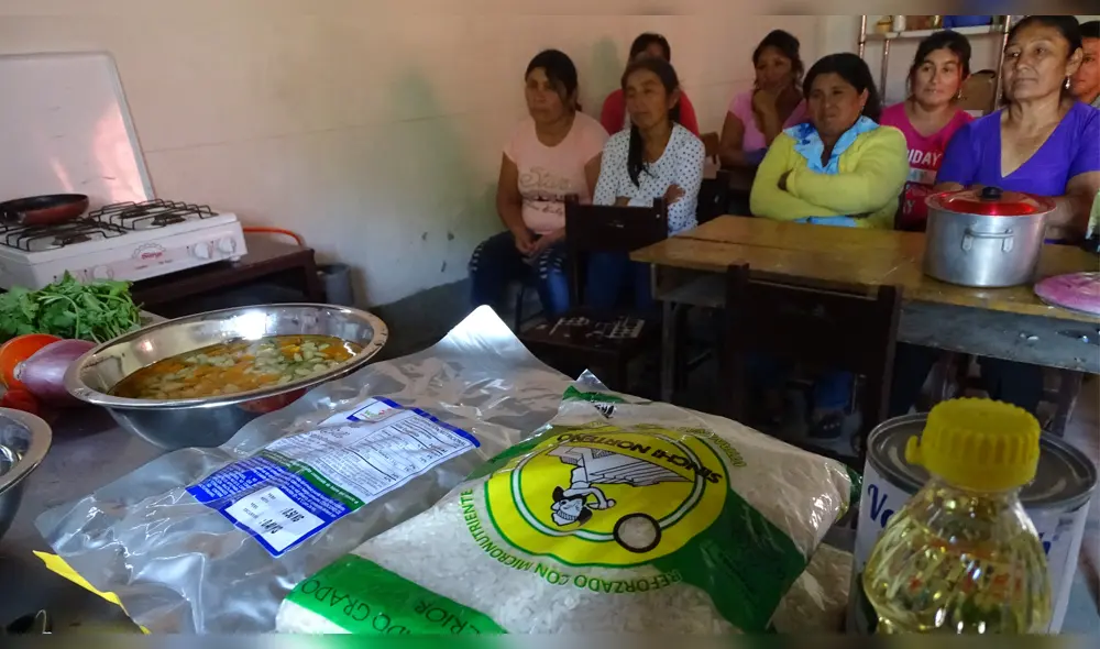 Madres de familia aprendieron preparación. Madres de familia aprendieron preparación.
